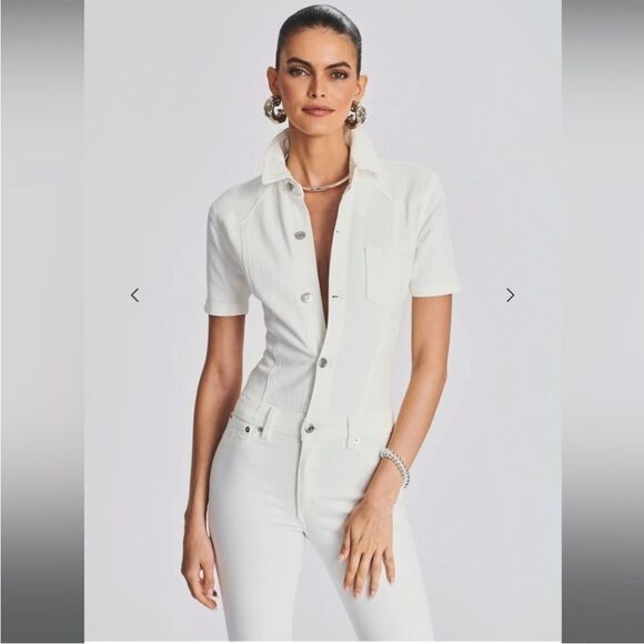 SER.O.YA Fallon Jumpsuit white NWT - Picture 6 of 12